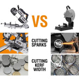 Band Saw with Lightweight Aluminum Base, 10 Amp 5 Inch Deep Cut Bandsaw, Variable Speed Handheld T3177P305060