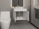 Bathroom Vanity 20.8" H, 2 Doors, White - Bathroom B097P395871