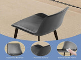 Dining Chairs Set of 4, Modern Design Home Chairs, PU Leather Metal Dining Chairs for Kitchen Dining W2700P352198