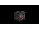 Modern Black Fireplace-Style Wax Melt Warmer 65496986