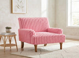 Modern Accent Chair with 3.5cmW Wide Wale Corduroy, 9" Solid Wood Legs, Comfortable Upholstered 69518030