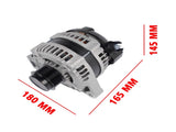 Alternator 150A 12V CW 6-Groove Fit for Cadillac SRX Saab 9-5 2010-2011 9-4X 2011 V6 2.8L 4-Door 04145768
