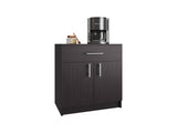 Pantry Organizer Cabinet 33" H, One Drawer, Two Interior Shelves, Two Doors B097P296809