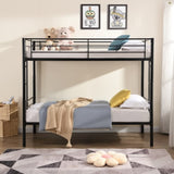 ZNTS METAL BUNK BED BLACK W311120498