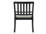 2-Piece Modern Scandinavian Chairs, Curved Wood Backrest with Gray Fabric Seat, Finish for 60226765