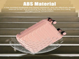 20 Inch ABS Hard Shell Travel Checked Luggage - Scratch Resistant Surface Four Multi-Directional W2787P437160