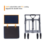 ZNTS Outdoor Garden Multipurpose Micro Collapsible Beach Trolley Cart Camping Folding Wagon W321P206552