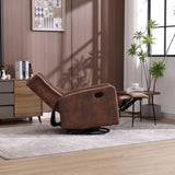 COOLMORE Recliner Chair,360 Degree Swivel Nursery Chair,Glider Chair,Modern Small W1539P151223