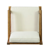 Outdoor Acacia Wood Patio Club Chair, Patio Furniture,Waterproof Thick Cushion Deep Seating for 70787.00BGE