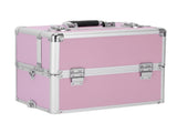 3pcs Trolley-Style Makeup Case with Universal Wheels Aluminum Alloy Cosmetic Trolley Case 58229820