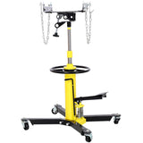 ZNTS 1660lbs Transmission Jacks Quick Lift Dual Spring , Hydraulic Transmission Jack 2 Stage Hydraulic w/ W46557316