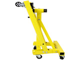 Folding Engine Stand 2000 LBS Capacity Motor Hoist 360 Degree Adjustable Mounting Head Dolly Mover 77733033