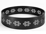 36in Fire Ring, Everlasting Flower Pattern, Round, Iron 90453931