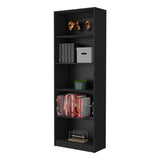 Sutton 4 Shelves Bookcase with Modern Storage Shelves B128P176161