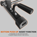 Dip Bar Set, 6 Level Adjustable Pull Up Bars, 1200lbs Heave Duty Parallettes Bars, Dip W2031P291597