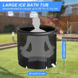 Ice Bath Tub for Athletes with Cover, 105 Gallons Cold Plunge Tub for Recovery, Multiple Layered 46144037
