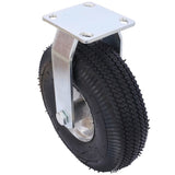 4PCS 10IN CASTER pneumatic tire, Caster Wheel, Swivel Plate, Steel Hub with W465130466