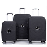 Expandable Hardshell Suitcase Double Spinner Wheels PP Luggage Sets Lightweight Durable Suitcase W284113621
