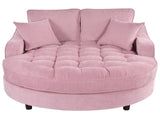 55" Modern Chaise Lounge Sofa Bed Upholstered Sofa Couch with Tufted Seat and Detachable Pillows for N719P256002P