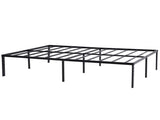 195.5*142.2*45.7cm Bed Height 18" Simple Basic Iron Bed Frame Iron Bed Black 99106496