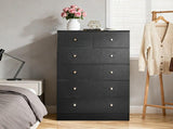 Black matte finish particleboard with melamine veneer, 66*40*111cm, 42 drawer cabinet, matte gold 78655357