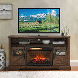 26 inch infrared quartz heater fireplace insert -woodlog version with brick 66240403