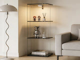 Rotatable three-layerr cabinet style display cabinet, wine cabinet, storage cabinet, with Remote W3155P466753