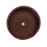 Handmade Ceramic Flower Pot Set of 4, 7/9/11/14 Inch Diameter, Deep Red Speckled Glaze for All W3273P321581