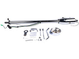 32"GM Steering Column Tilt Auto No Key Universal W/ 9 Holes Wheel Adapter Chrome 28276151