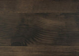 Rustic Brown Finish Nightstand with Storage Drawers Clipped Corners Transitional Style Wooden B011P186840