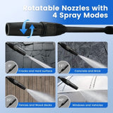 Electric Washer, Electric Power Washer with Rotatable Nozzles, 3200 PSI Max 2.2 GPM High 80733947