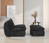 Liyasi Full Compression sofa chair with swivel add Ottoman W820P312314