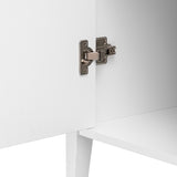 Featured Three-door Storage Cabinet with Metal Handles, Suitable for Corridors, Entrances, Living WF308089AAK