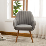 Tuchico Contemporary Fabric Accent Chair, Gray T2574P164258