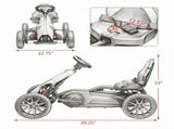 Pink 12V Electric Go Kart for Kids with Adjustable Speed Ideal for Children's Fun 11494931