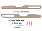 Front Driver and Passenger Side Door Armrest Tan for Chevy Avalanche Tahoe Silverado Suburban GMC 61613745