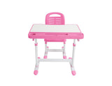 Desk and Chair Set Set with Adjustable Height, 40-Degree Tiltable Children Desktop, LED Light, 27939528