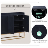 ZNTS TREXM Modern Sideboard Elegant Buffet Cabinet with Large Storage Space for Dining Room, Entryway WF298903AAB