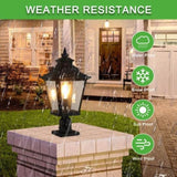 Outdoor Glass Column Headlights 1pack W1340110427