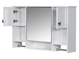35'' x 28'' Modern Wall Mounted Bathroom Storage Cabinet, Bathroom Wall Cabinet with Mirror, 20410048