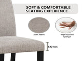 Dinings Only, Wooden Dinings Set of 4, Kitchen with Padded Seat, Upholstered Side W1998P375155