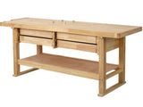 60in Workbench with 4 Drawers Wooden Workbench for Garage Workshop and Home, with Rapid Action 84680753