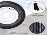 Set of 2 ST175/80D13 Trailer Tires and Wheel Assembly, DOT Approved- Highway Legal,6-Ply Heavy Duty, W1364P445944