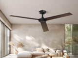 52 inch Modern Ceiling Fan with Lights,Remote Control, 3 Plywood Blades,6-Speed,Dimmable, Noiseless 85199647