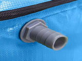 100 Gallon Folding Rain Barrel Water Collector Blue 54997231