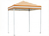 5X5FT Outdoor Canopy with 4 Sidewall White and Orange 79767615