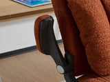 Criss Cross Legged Office Chair with Flip-Up Back Built-In Dynamic Airbag Lumbar Support, Wide Seat 55863101