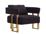 TS Modern decorative chair, living room side chair with gold metal legs, no wheels, suitable for 63970822