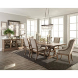 Cream and Barley Brown Tufted Back Dining Chair B062P153696