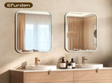 Bathroom Vanity Mirror for Over Sink 40" 32" Rectangle Silver Mirror with Round Corner for Bedroom T3177P296180